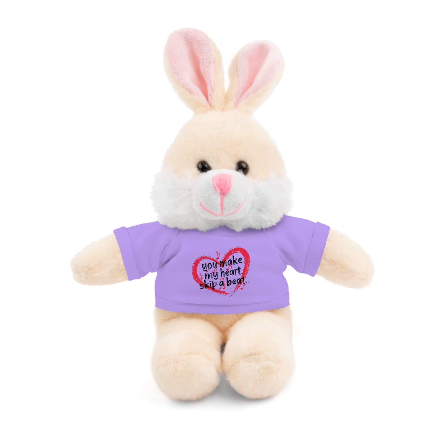 "You Make My Heart Skip A Beat" Stuffed Animals with Tee