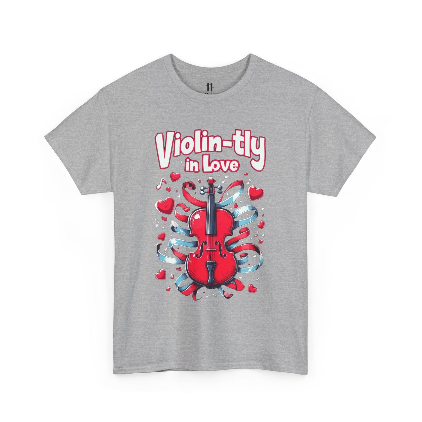 Violin-tly in Love Unisex Heavy Cotton Tee