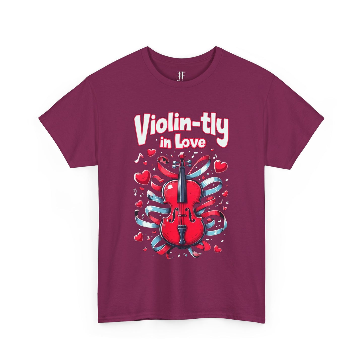 Violin-tly in Love Unisex Heavy Cotton Tee