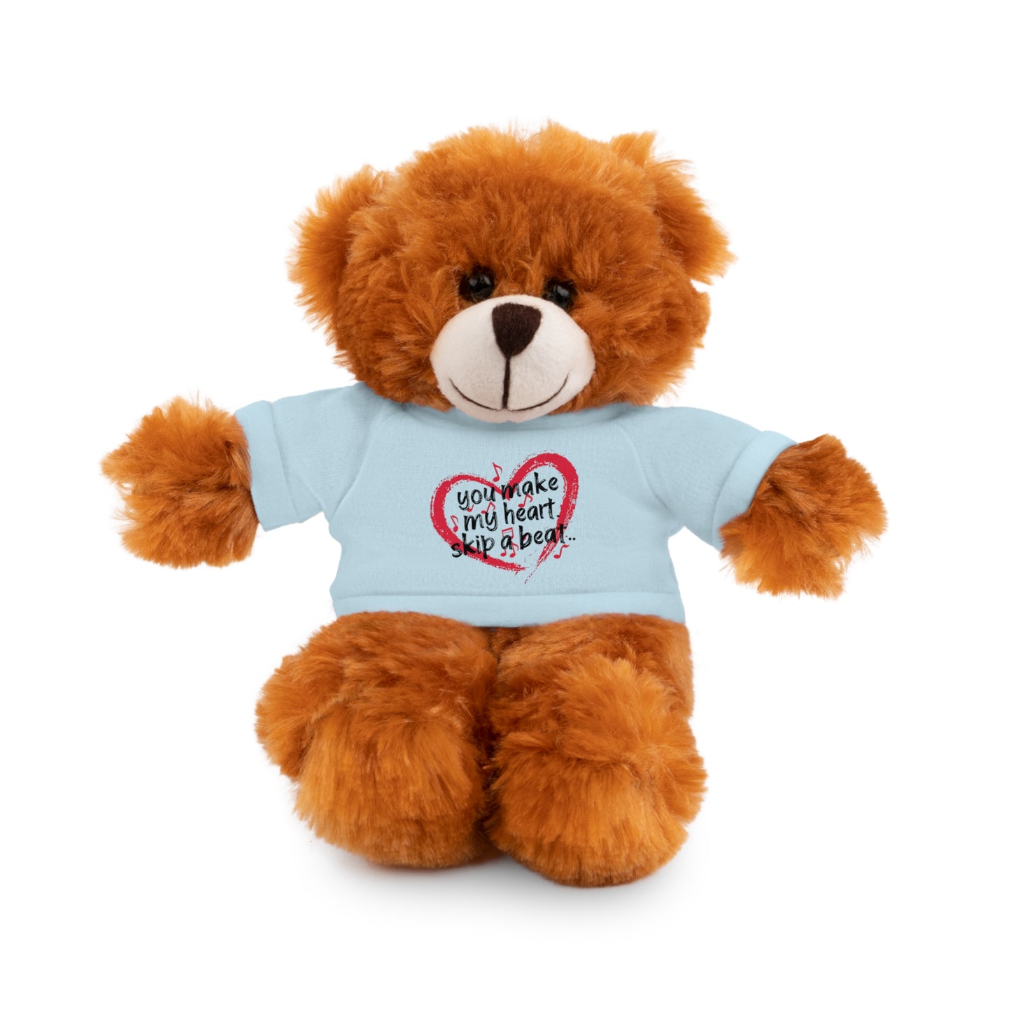 "You Make My Heart Skip A Beat" Stuffed Animals with Tee