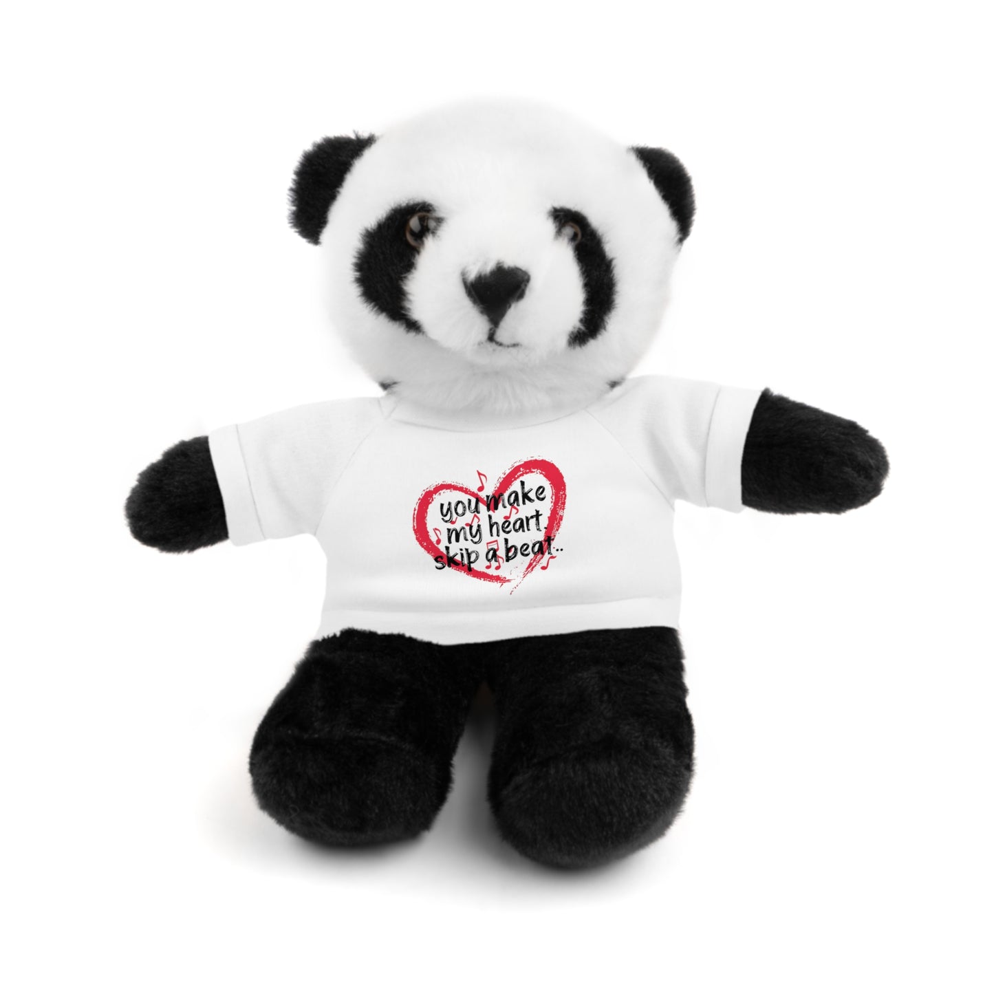 "You Make My Heart Skip A Beat" Stuffed Animals with Tee