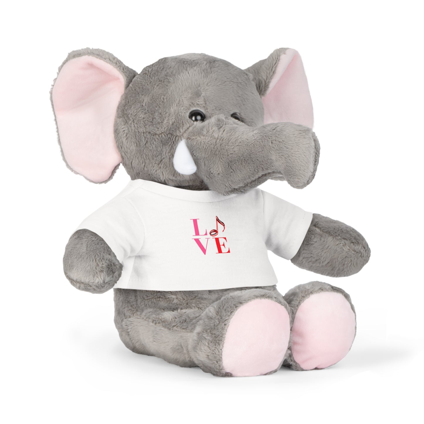 "L.O.V.E M.U.S.I.C" Plush Toy with T-Shirt